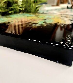 Izartshop kunst op houten drager resin art