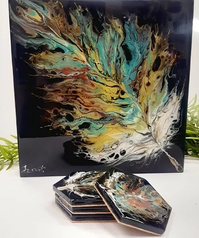izartshop schilderij met resin