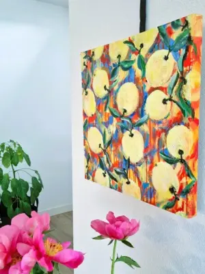moderne schilderijen van Izartshop. Handbeschilderd met een acryl of olieverf