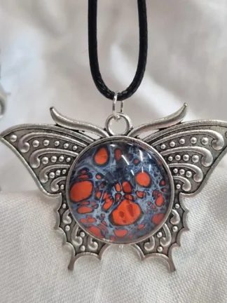 handgemaakte resin en rvs vlinder , izartshop