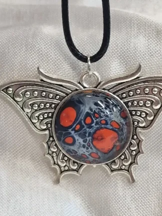 handgemaakte resin en rvs vlinder , izartshop