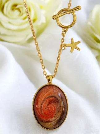 handgemaakte luxe hals hanger van resin, izartshop