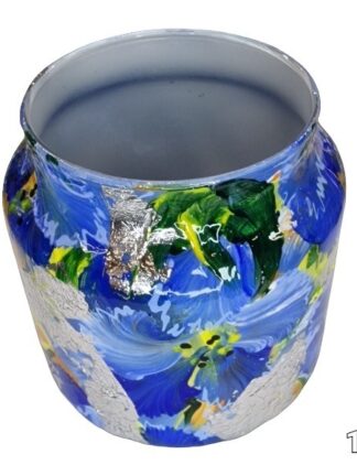 izartshop decoratieve mini kunst vaas voor kaars of bloem