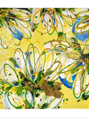 Collectie Abstracttease, serie caleidoscoop Sunny days,, Izartshop, Iza Veenstra abstracte schilderij