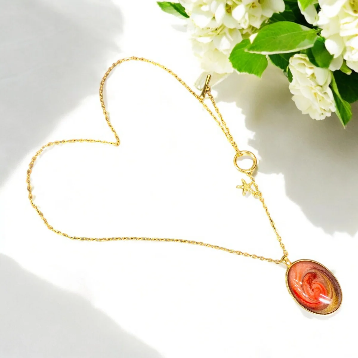 handgemaakte luxe hals hanger van resin, izartshop