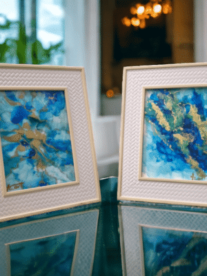 alcohol inkt schilderij by izartshop