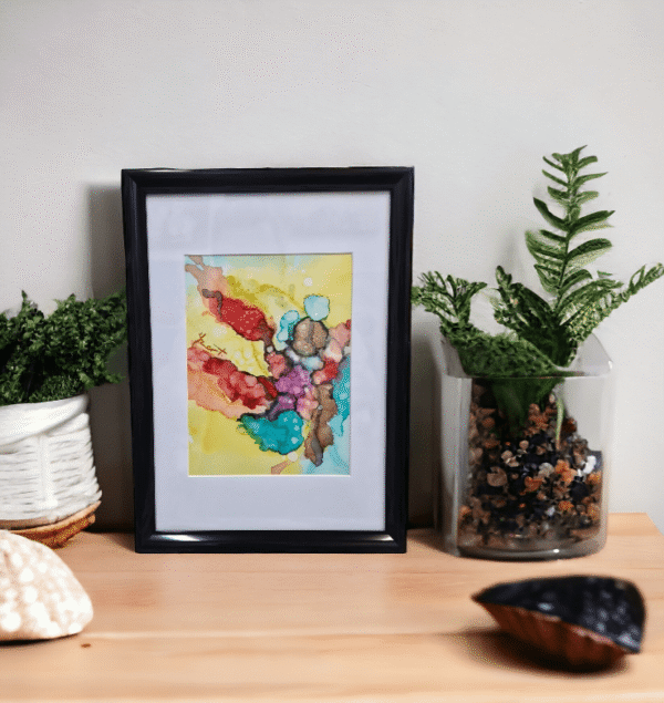 alcohol inkt schilderij by izartshop