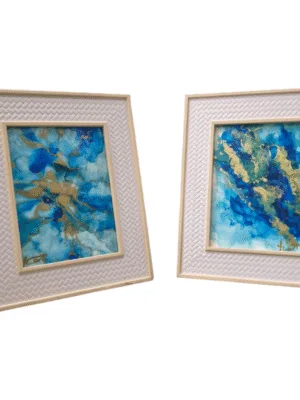 alcohol inkt schilderij by izartshop