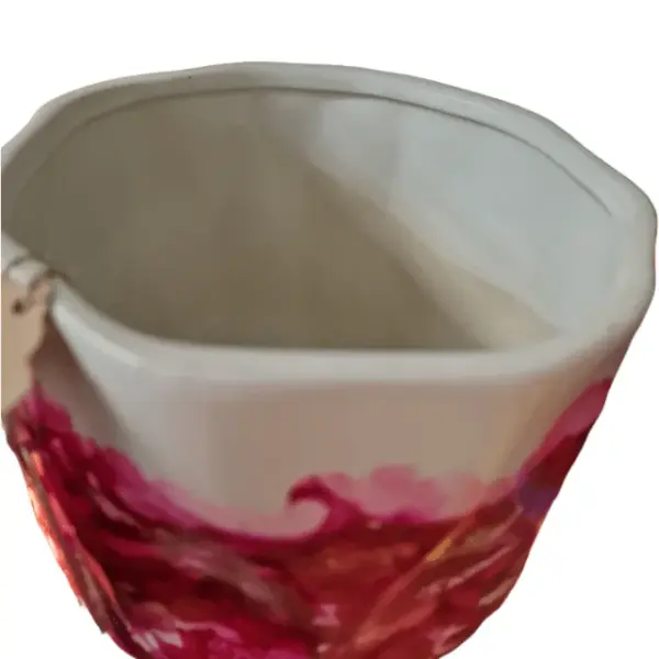 bloempot met alcoholinkt patroon, izartshop