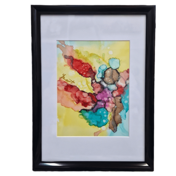alcohol inkt schilderij by izartshop