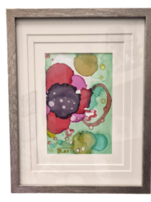 alcohol inkt schilderij by izartshop
