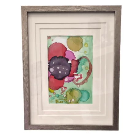 alcohol inkt schilderij by izartshop