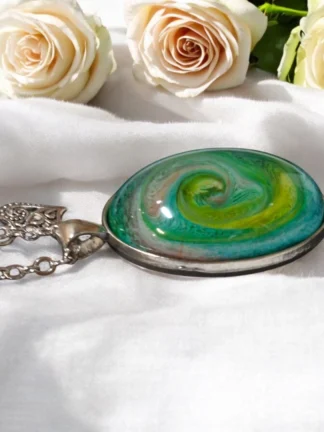 handgemaakte luxe hals hanger van resin, izartshop