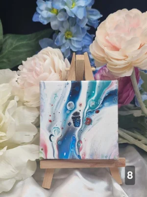 handgemaakte kunst groetkaart Izartshop