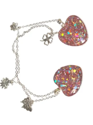 handgemaakt resin rvs sjaal broche Izartshop