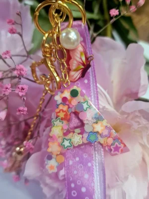 sleutelhanger, handgemaakt, letters, tashanger