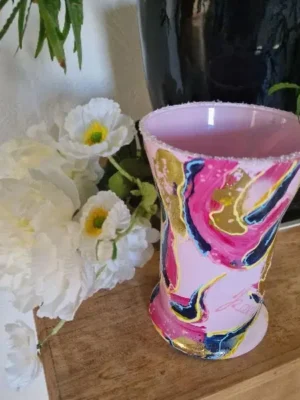 handbeschilderde vaas izartshop