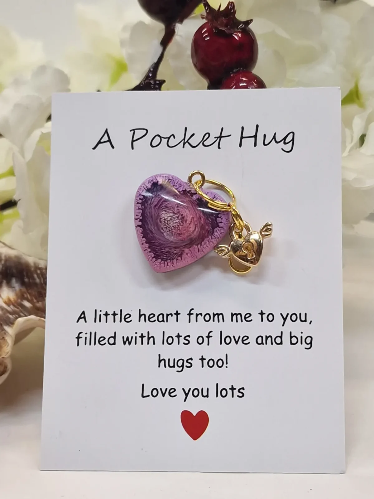 Izartshop pocket hug resin hartje