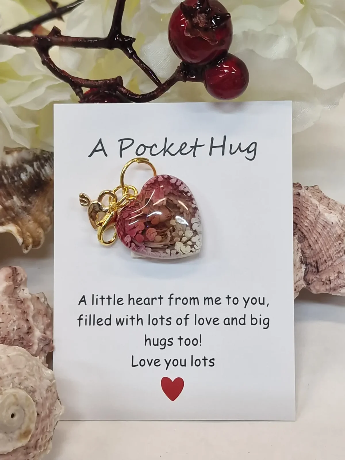 Izartshop pocket hug resin hartje