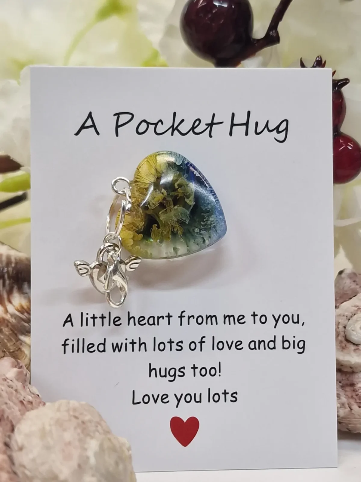 Izartshop pocket hug resin hartje
