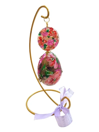 handbeschilderde ei - kunst op eierschaal. Geboorte cadeau, verzamelingsobject - Izartshop