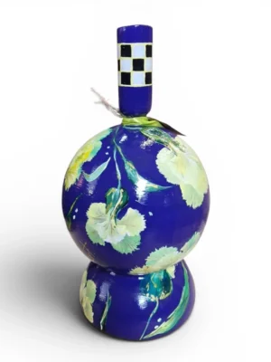 moderne kunst vaas, handbeschilderd, woondecoratie