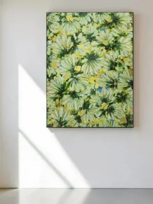 kleurrijk woonkamer schilderij