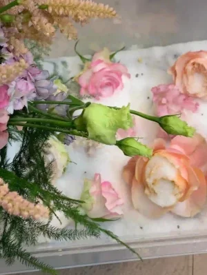 bloemen in silica bruidsboeketen in epoxy izartshop