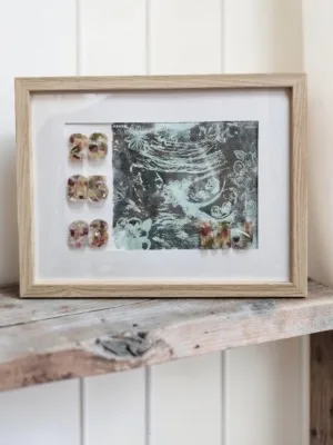 monoprint op maat - geboorte cadeau